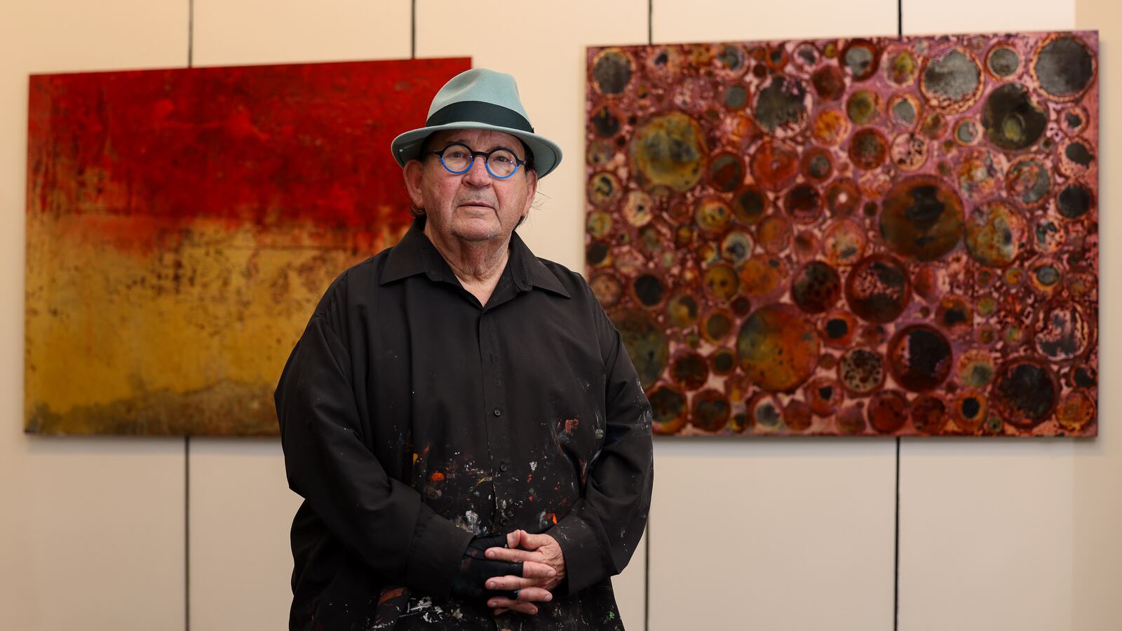 Mike Elsass, a nationally-recognized abstract artist, has been selected as a Dayton Daily News Community Gem. BRYANT BILLING / STAFF