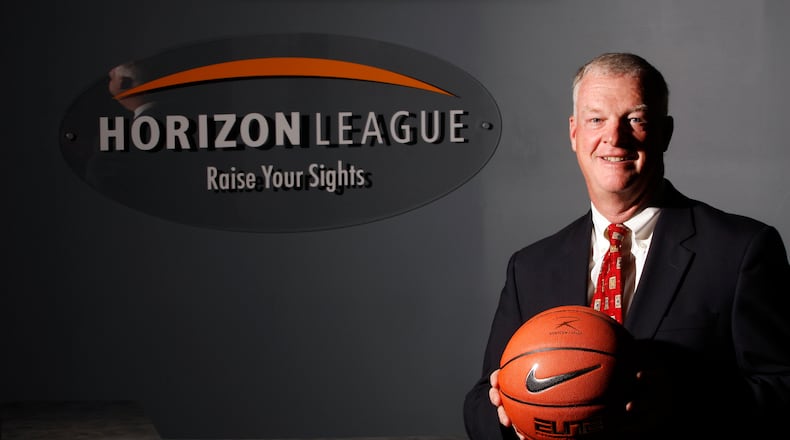 Horizon League commissioner Jon LeCrone, a native of Vandalia, is one of the longest-serving commissioners in college sports.