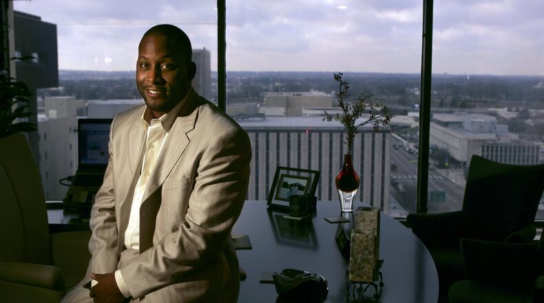 Brian Higgins, who owned GSSP Enterprise Inc., is pictured his Dayton office in 2007. He now faces a federal indictment on charges related to allegedly defrauding an insurance company. Photo by Jim Witmer