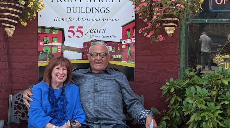 Carol and Richard Lundin are credited with the revitalization of Front Street which is celebrating a 60th anniversary. HANNAH KASPER/CONTRIBUTED