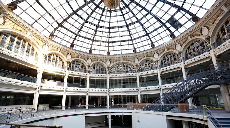 An “innovation hub” at the downtown Dayton Arcade is slated to get $ million, according to a just released state capital spending budget. LISA POWELL / STAFF