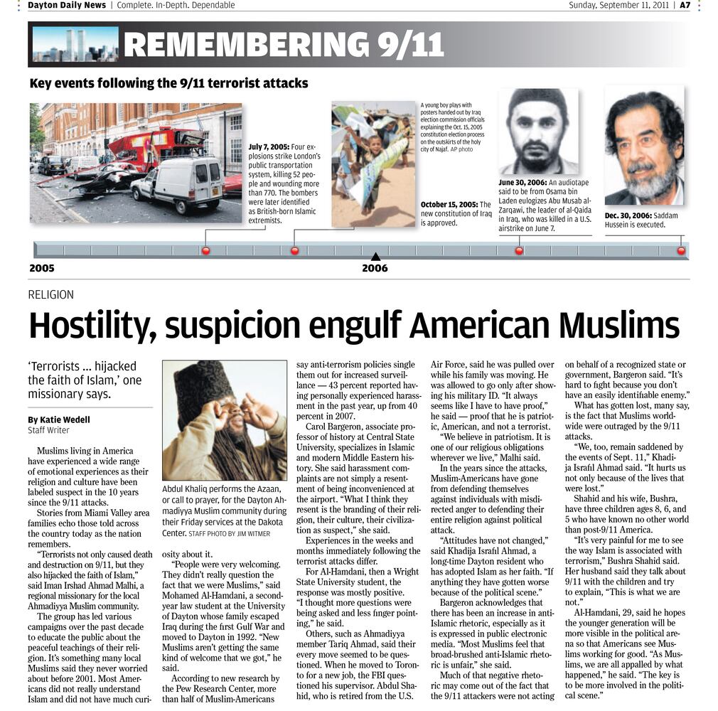 Sept. 11, 2011: A7 Dayton Daily News