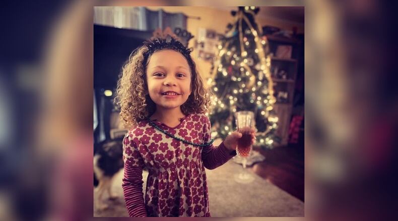 Columnist Pamela Chandler's daughter celebrates New Year's Eve with the family. CONTRIBUTED