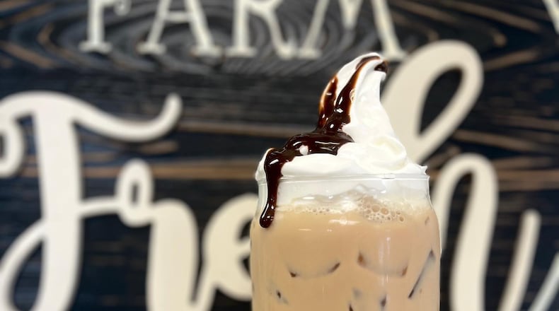 Cafe 19, an Englewood coffee shop that opened in 2019, is opening a second location in West Milton. Pictured is a Nutella latte (FACEBOOK PHOTO).