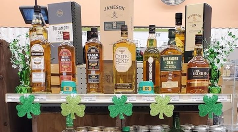 If you're looking to explore Irish Whiskey for St. Patrick's Day, the Ohio Division of Liquor Control has you covered.