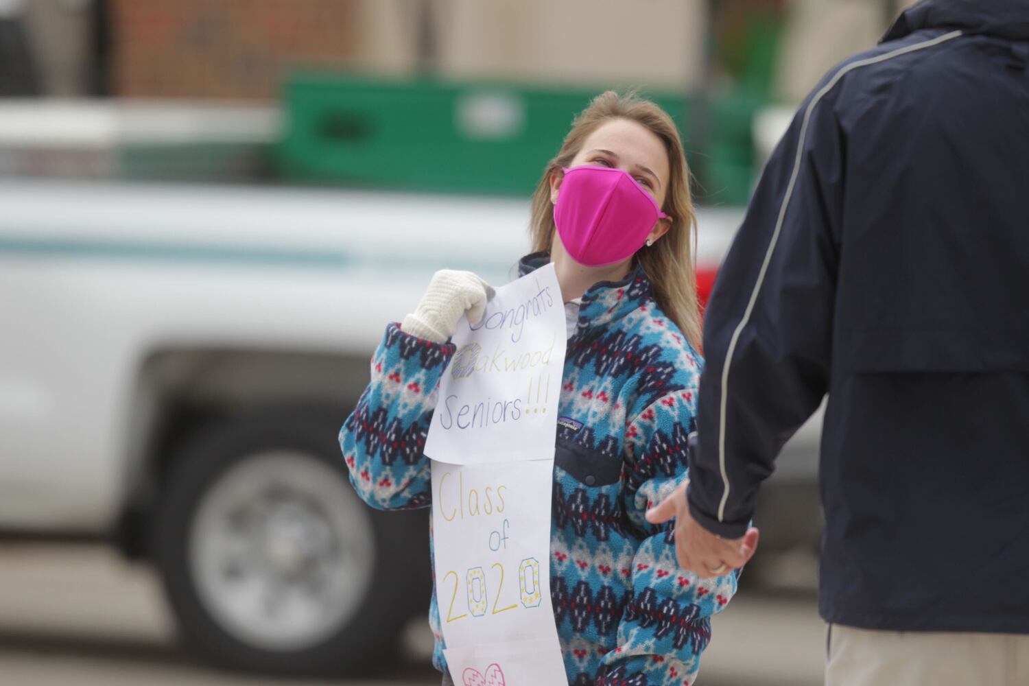PHOTOS: Oakwood seniors receive gowns, diplomas during drive-thru celebration