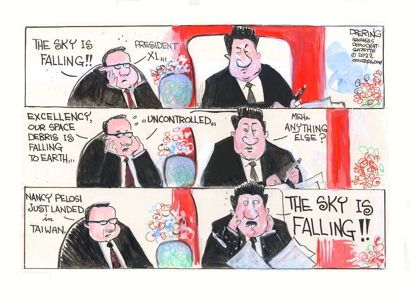WEEK IN CARTOONS: Pelosi’s trip, Alex Jones, Kansas abortion vote and more