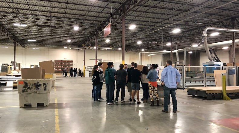 iDX Corp. workers in Dayton. idX photo.