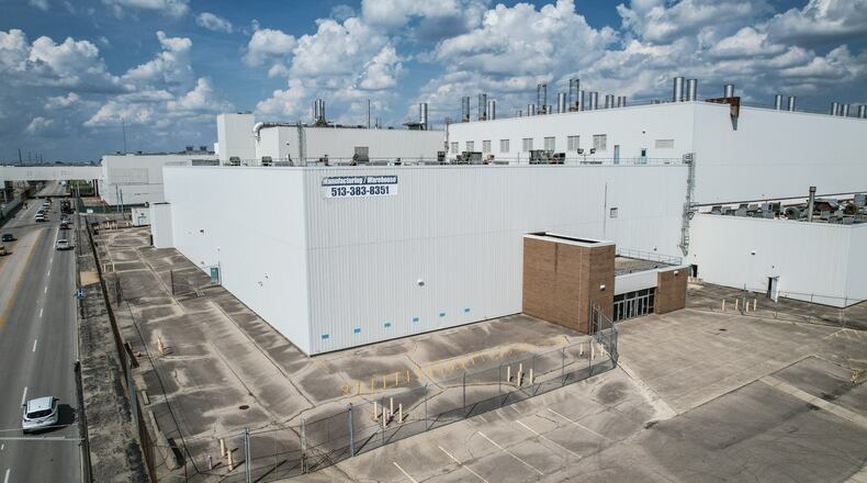 The rehabilitation of the old GM paint plant is expected to be complete by early 2023. The facility is 392,000-square-foot and is across the street from the Fuyao Glass America. JIM NOELKER/STAFF