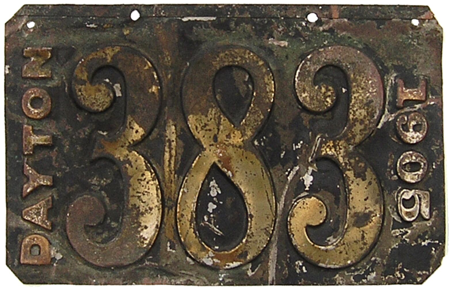 Ohio vintage license plates