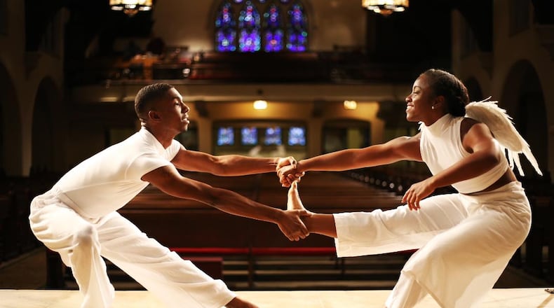 Matthew Talley and Countess Winfrey at play in DCDC's presentation of "The Littlest Angel" in December. Winfrey is among five local artists and 75 around the state to receive an Individual Excellence Award from the Ohio Arts Council. CONTRIBUTED