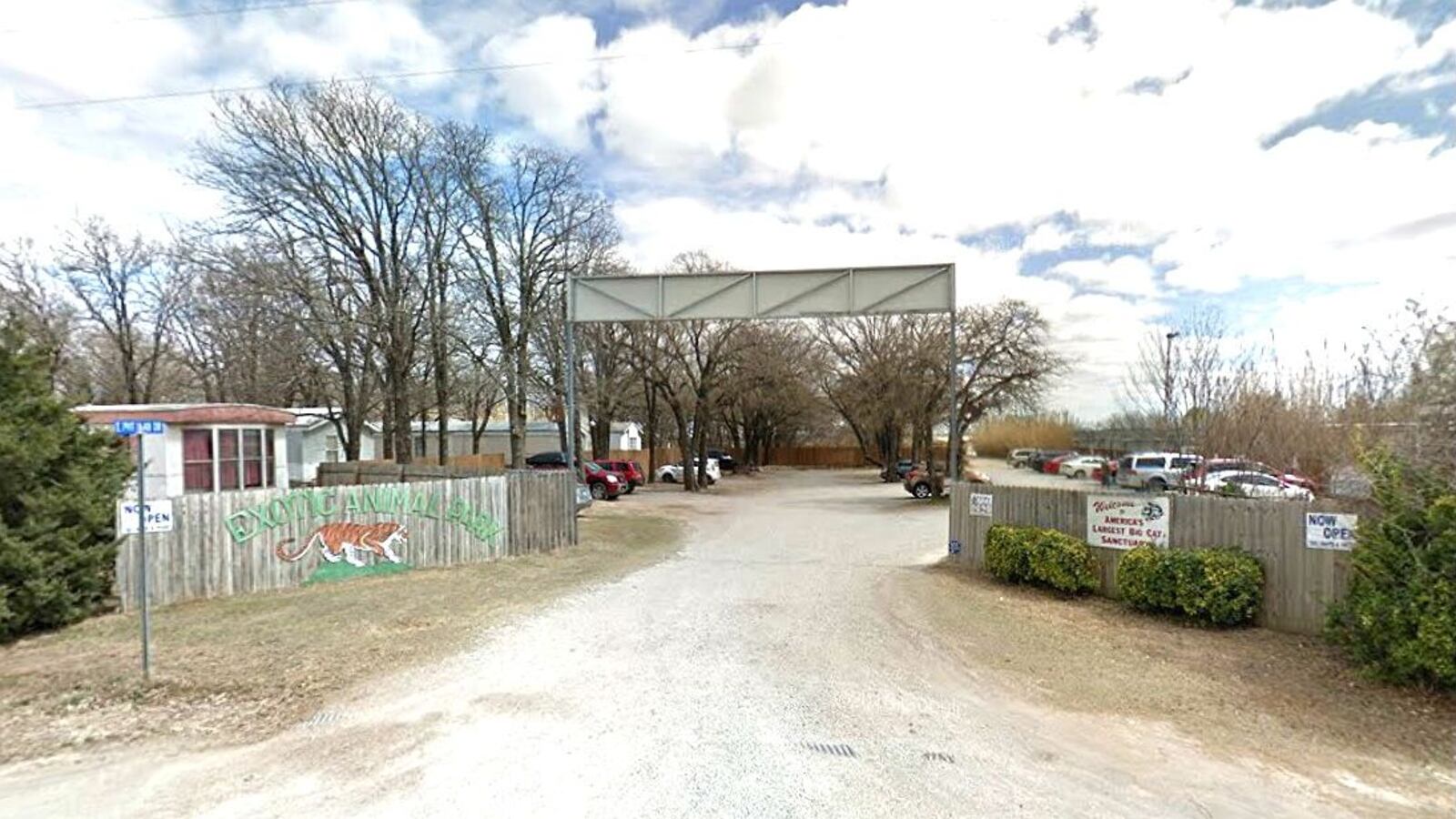 Pictured in an March 2018 Street View image is the Greater Wynnewood Exotic Animal Park in Wynnewood, Okla. The former owner of the park, Joseph Maldonado-Passage, was sentenced Wednesday, Jan. 22, 2020, to 22 years in prison for trying to hire a hit man to kill a Florida critic and animal rights activist. (Google)