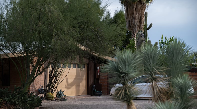 Nancy Guthrie's daughter Annie's home is seen Thursday, Feb. 5, 2026, in Tucson, Ariz. (AP Photo/Caitlin O'Hara)