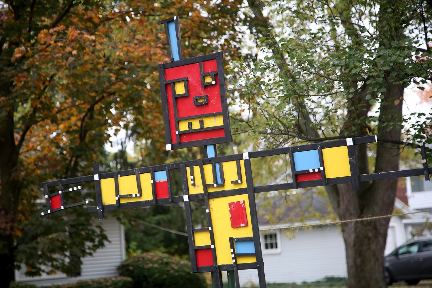 PHOTOS: ‘I’ll take murder hornets for $200 Alex,’ Oakwood’s Scarecrow Row displays creative Halloween fun