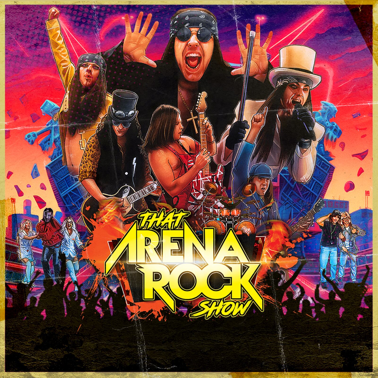 Cincinnati-based heavy metal tribute band That Arena Rock Show, which specializes in hard rock anthems and power ballads of the ’70s and ’80s, performs alongside the Bronson Arroyo Band at the Hairborn Music Festival in Fairborn on Friday, Sept. 15.