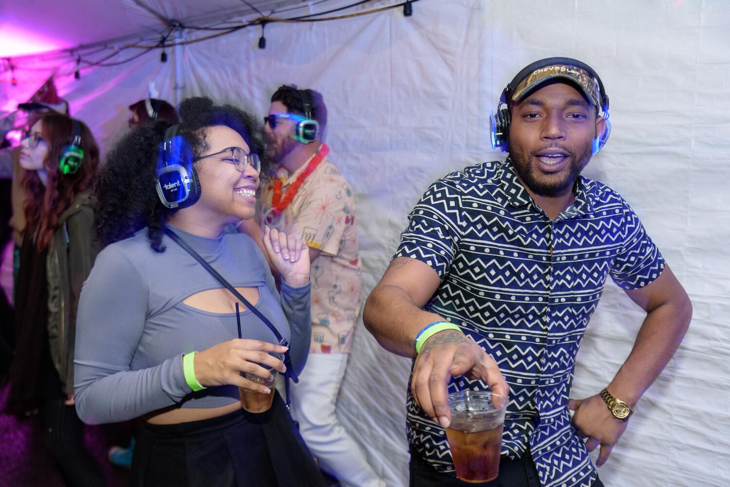 PHOTOS: Did we spot you at Dayton's New Year's Eve Ball Drop and Silent Disco at Yellow Cab Tavern?