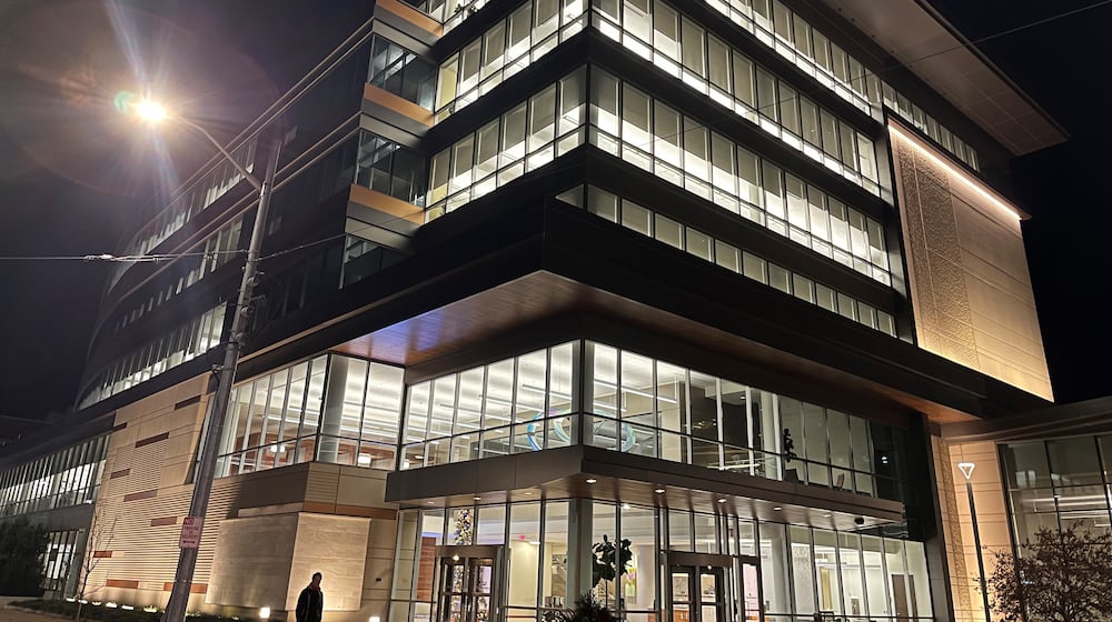 A CareSource office tower on East First Street in downtown Dayton. CORNELIUS FROLIK / STAFF