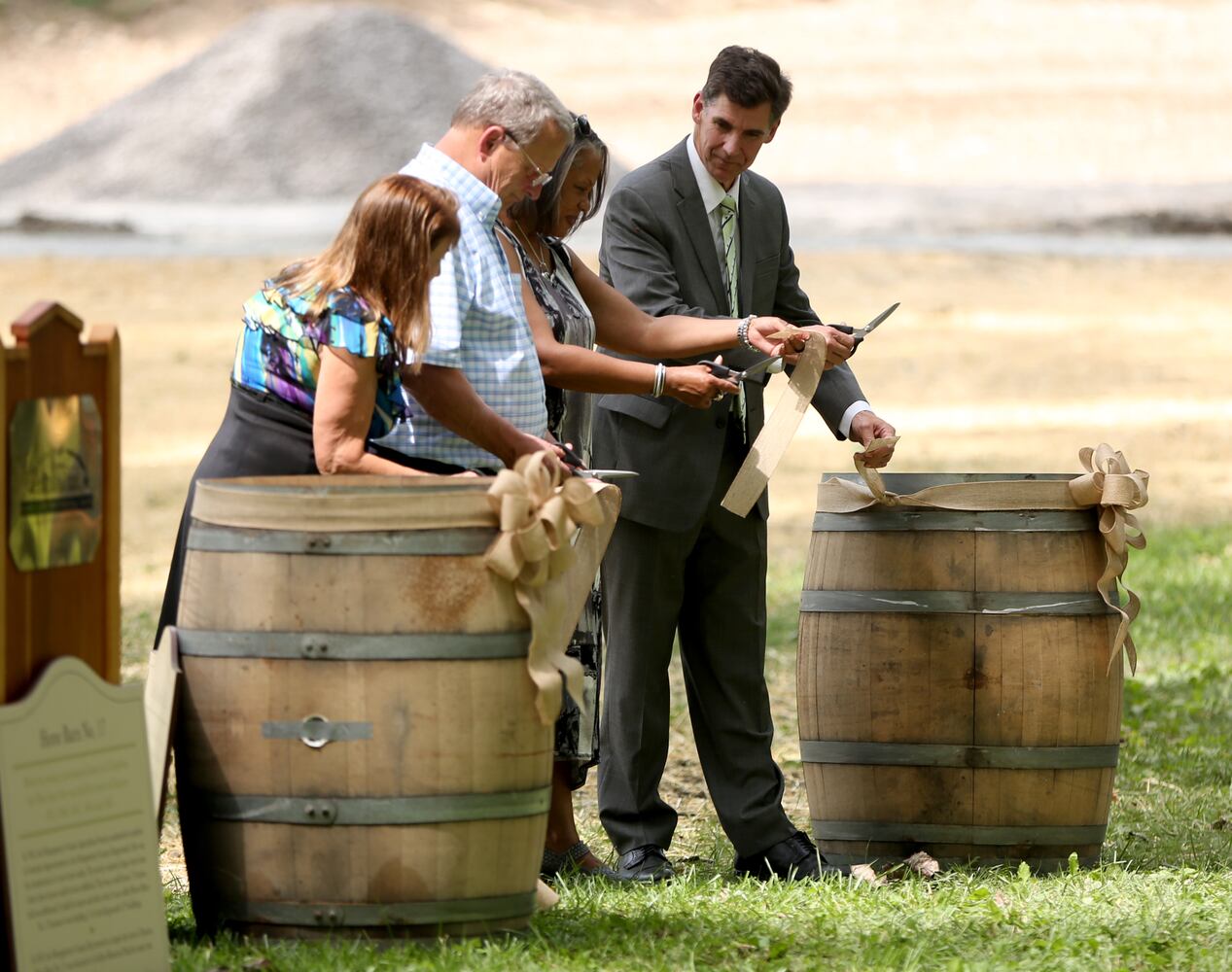 The historic Montgomery County Fairground Horse Barn 17 was dedicated Thursday, June 24 at Carillion Historical Park.
