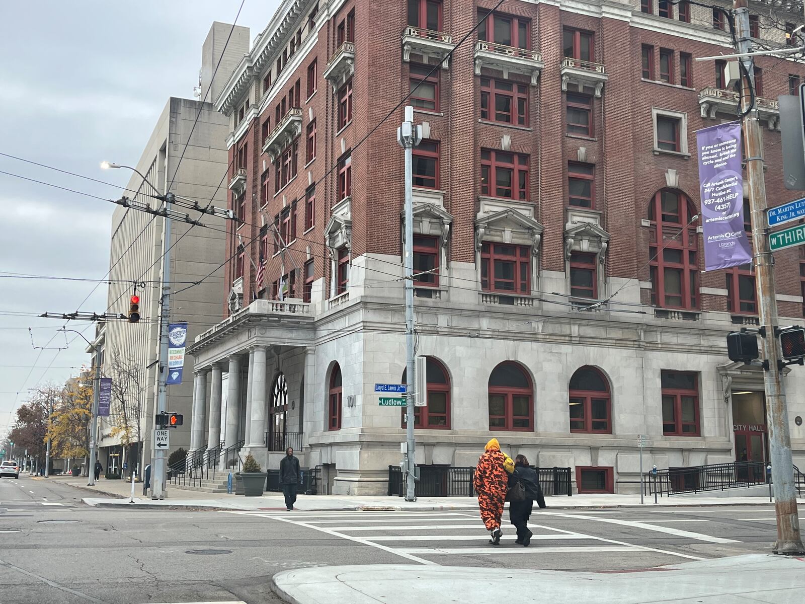 Dayton City Hall in downtown Dayton.  CORNELIUS FROLIK / STAFF