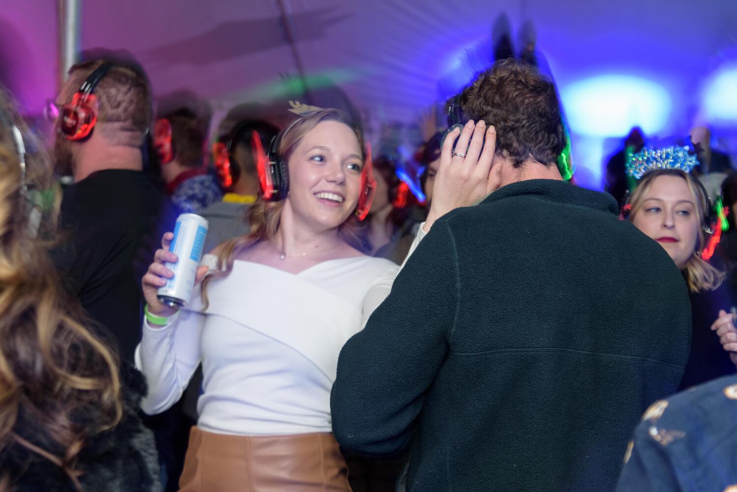 PHOTOS: Did we spot you at Dayton's New Year's Eve Ball Drop and Silent Disco at Yellow Cab Tavern?