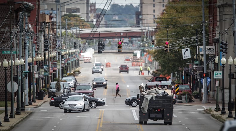 The Wright Dunbar Historic Business District on West Third Street is being looked at for several developments.