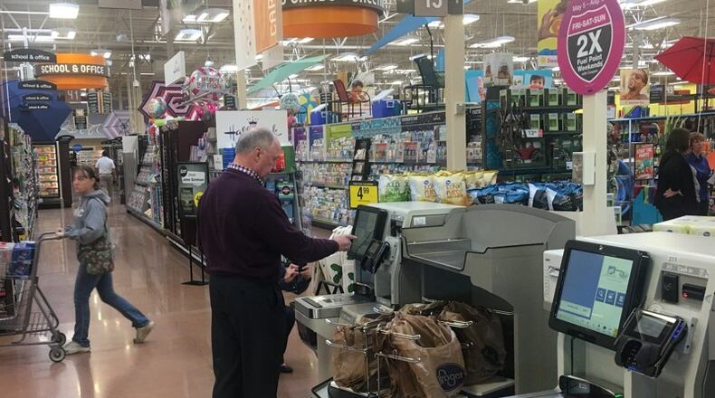 Kroger placed 13th in a recent survey determing customer loyalty. KARA DRISCOLL/STAFF