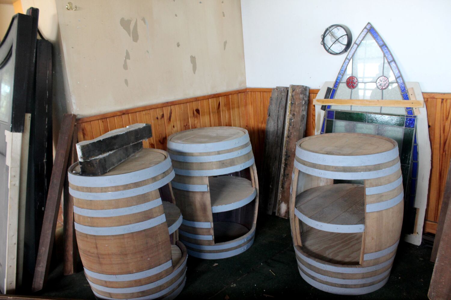 Inside the construction zone at Wandering Griffin