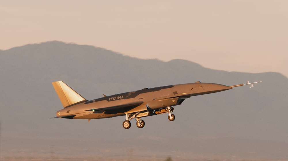 The Anduril Industries’ YFQ-44A Collaborative Combat Aircraft. Contributed