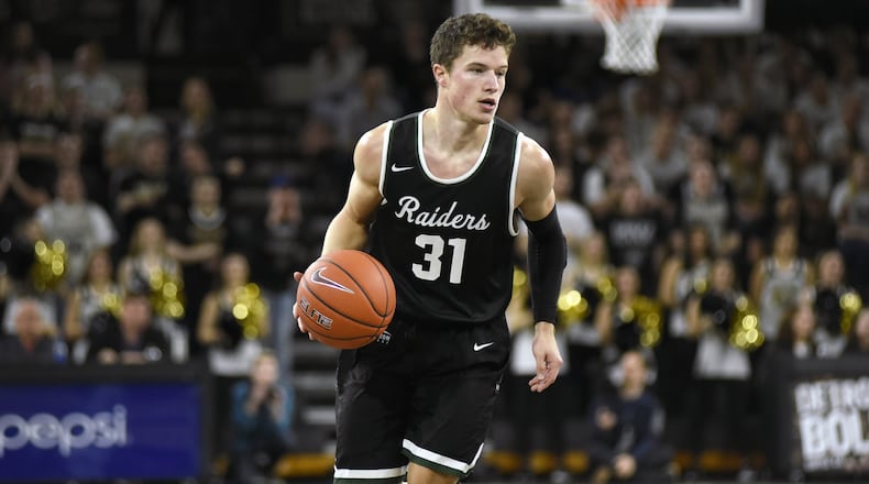 Wright State’s Cole Gentry during a game against Oakland earlier this season. Jose Juarez/CONTRIBUTED