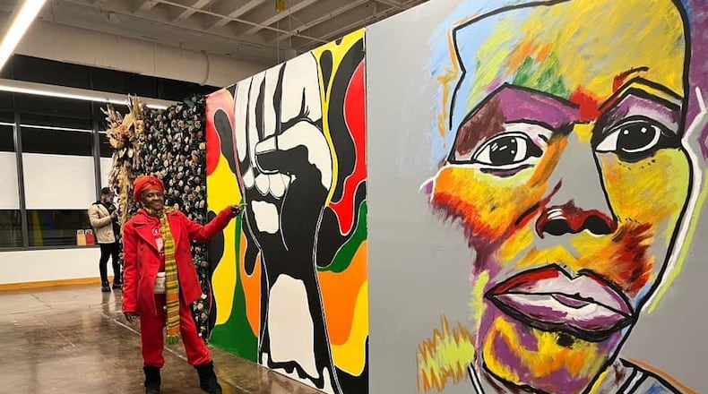 The Gem City Selfie Museum is hosting the “Black History Month PopUp Exhibit” at the Dayton Metro Library, located at 215 E. 3rd St. in downtown Dayton. The program kicked-off on Feb. 1 and continues all month long with special events planned throughout Feb. All exhibit artwork and selfie backdrops were created by Dayton native Byron Smith.