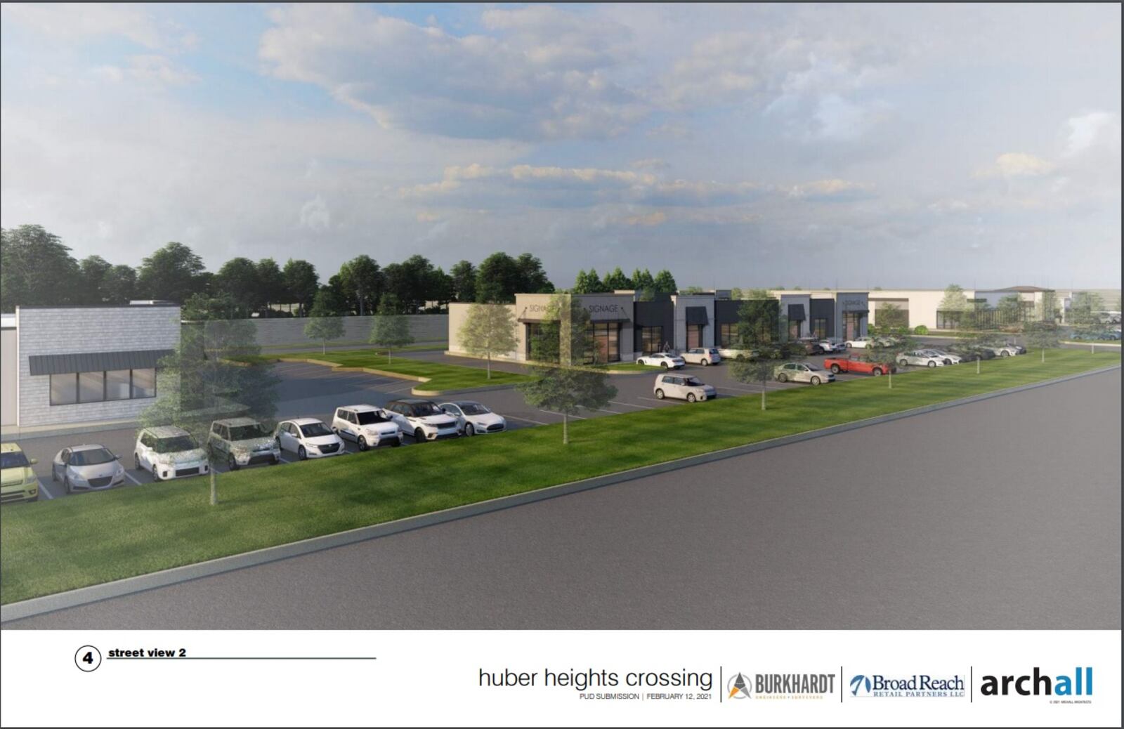Rendering of Huber Heights Crossing. CONTRIBUTED