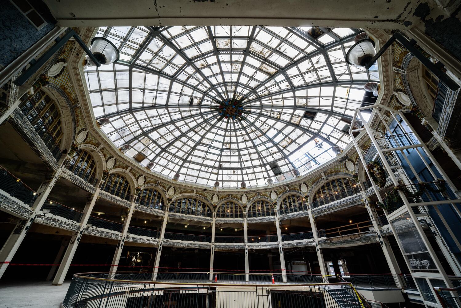 PHOTOS: Behind the scenes on the first day of construction at The Dayton Arcade