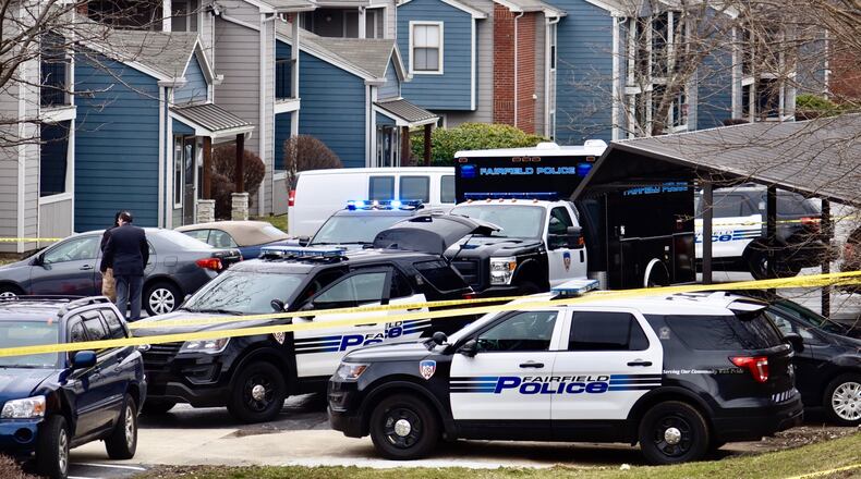 A Butler County grand jury declined to indicted three Fairfield police officers involved in a fatal shooting of 24-year-old Tyler Jones on March 6 at the Timber Hollow Apartment Homes complex on South Timber Hollow Drive in Fairfield. NICK GRAHAM/STAFF