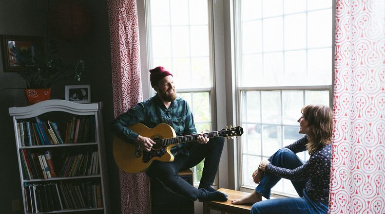 Wakelight, a local indie-folk band, will play March 16 at Vagabond Studio & Gallery in Dayton, 2025. Photo credit: David, Jonah & Savannah Swift