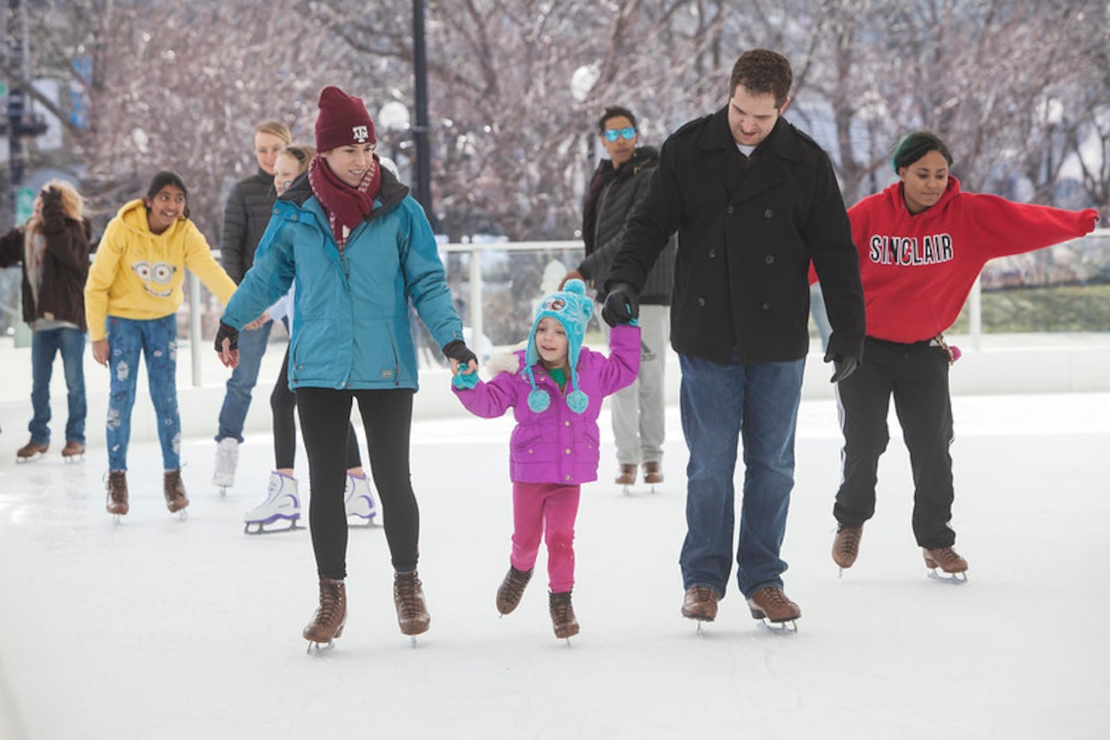 A family pass to the MetroParks Ice Rink means unlimited visits through the end of February 2026. CONTRIBUTED