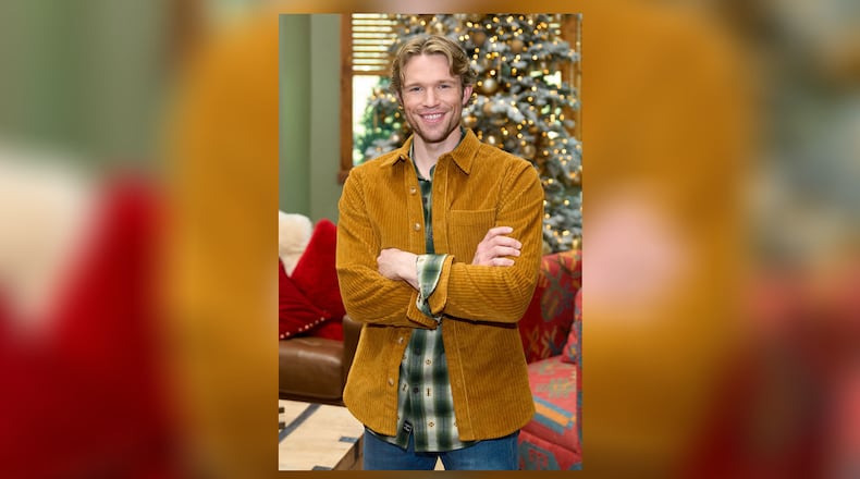 Host Jonathan Bennett and judge Melissa Peterman kick off the hunt for Hallmark’s next leading man as 10 new hunks reinvent Santa, then brave a ski-slope meet-cute with Janel Parrish- where spills steal the scene. Photo: Logan Shephard Credit: ©2025 Hallmark Media/Photographer: Kim Nunneley