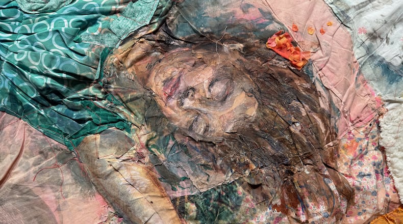 Detail of Eden Quispe, The Dream, 2022, stitched, printed and painted textiles. HANNAH KASPER/CONTRIBUTED