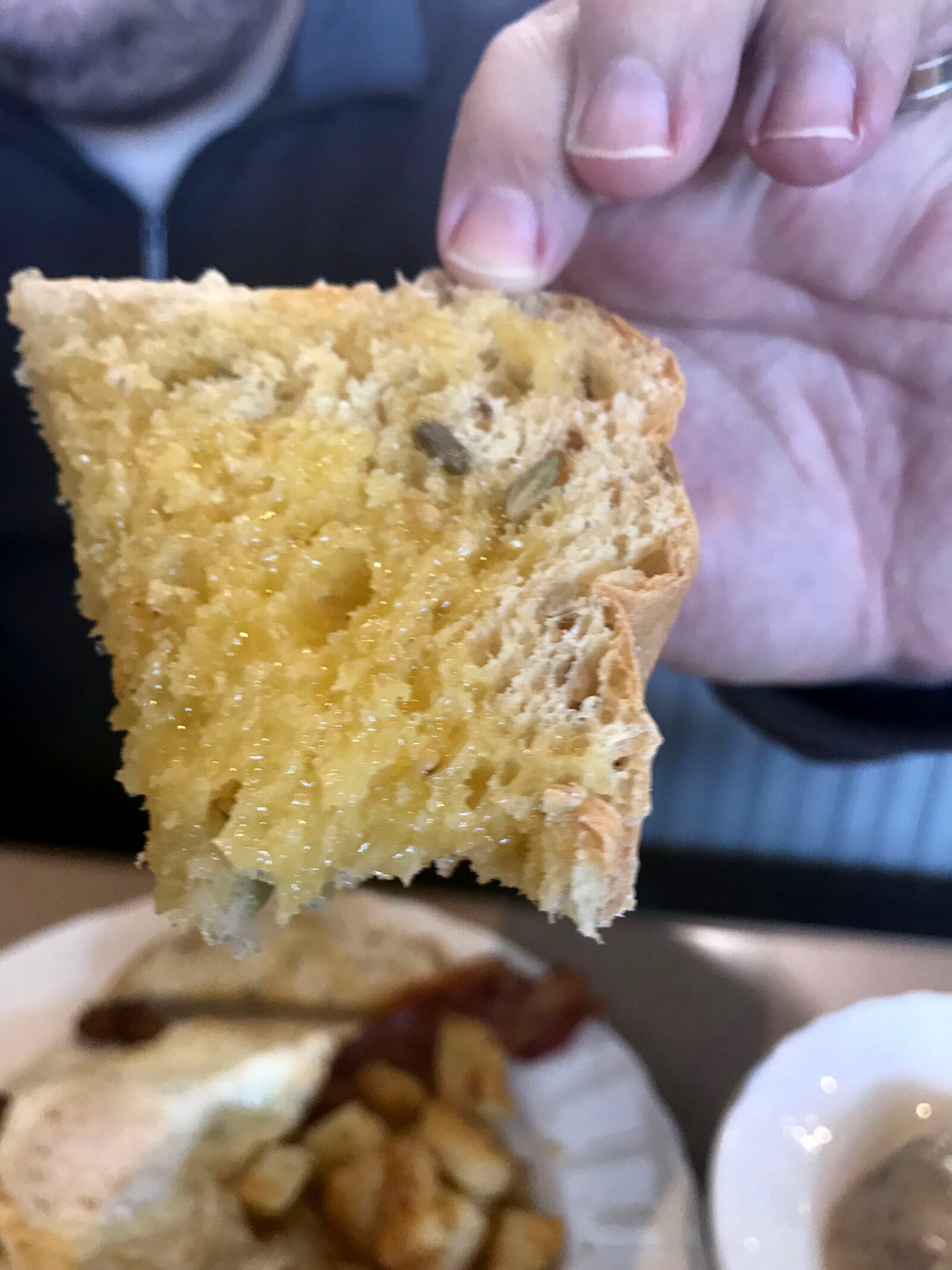 You have to try One Bistro's super buttery toast.