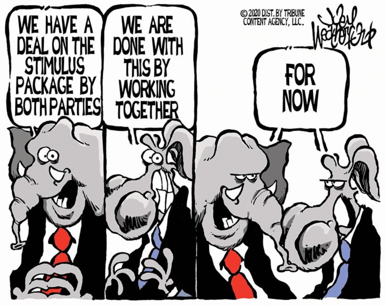 Week in cartoons: Surgical mask shortage, the economy and more