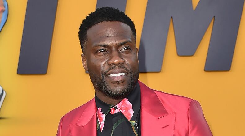 Kevin Hart appears at the premiere of "Me Time" in Los Angeles on Aug. 23, 2022. He will perform Tuesday, May 16 at the Nutter Center. (Photo by Richard Shotwell/Invision/AP, File)