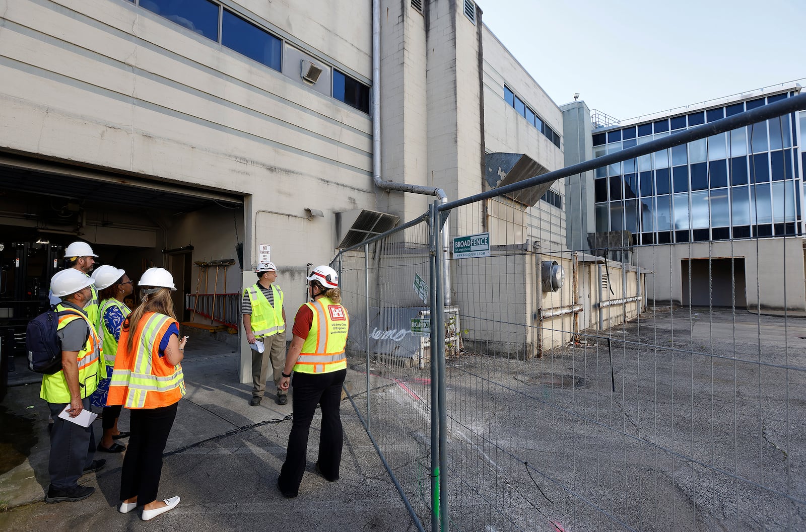 The historic headquarters of Air Force Materiel Command at Wright-Patterson Air Force Base is undergoing its first comprehensive renovation since the 1940s. This photo was taken in August 2024. MARSHALL GORBY\STAFF