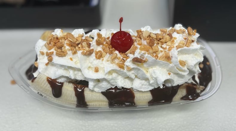 Sweden Creme rotates its Dole Whip flavors. Seen here is an ice cream banana float. CONTRIBUTED