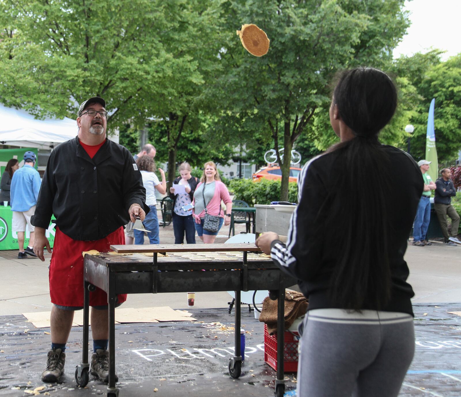 Hundreds of cyclists will converge on Dayton for the Bike to Work Day pancake breakfast Friday. CONTRIBUTED