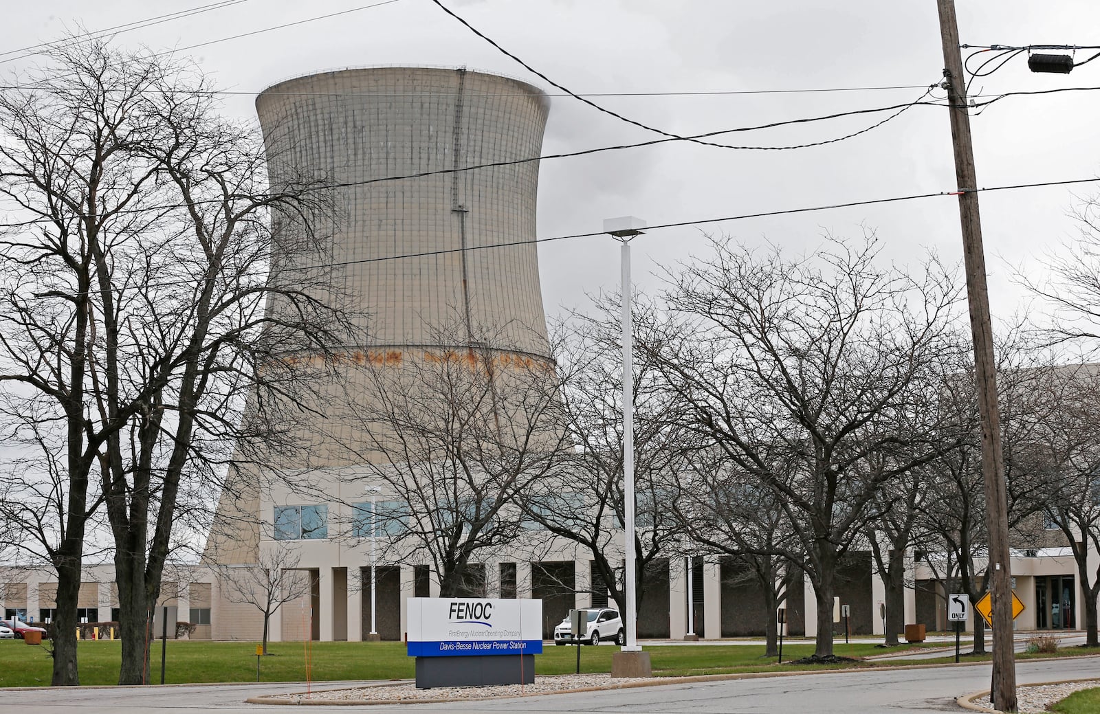 This 2017 file photo shows the Davis-Besse Nuclear Power Station in Oak Harbor, Ohio. 