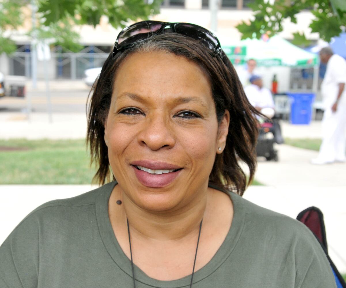 Did we spot you at the Dayton "Blues" Festival?