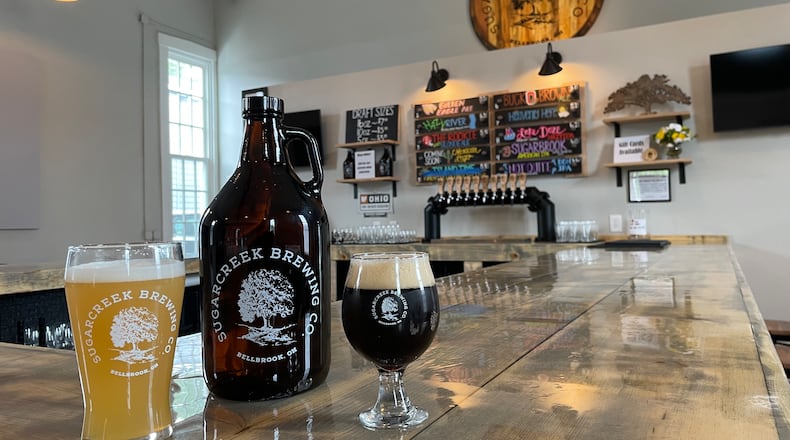 Sugarcreek Brewing Company is located at 26 E. Franklin St. in Bellbrook. NATALIE JONES/STAFF