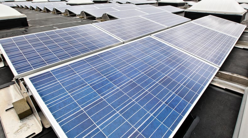 Walmart recently installed solar power arrays at it's Franklin location. Walmart said the panels make it the state's largest single solar power user.
