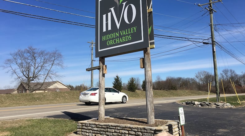 Hidden Valley Orchards, former Hidden Valley Fruit Farm, in Warren County has new owners and has applied for a liquor license.