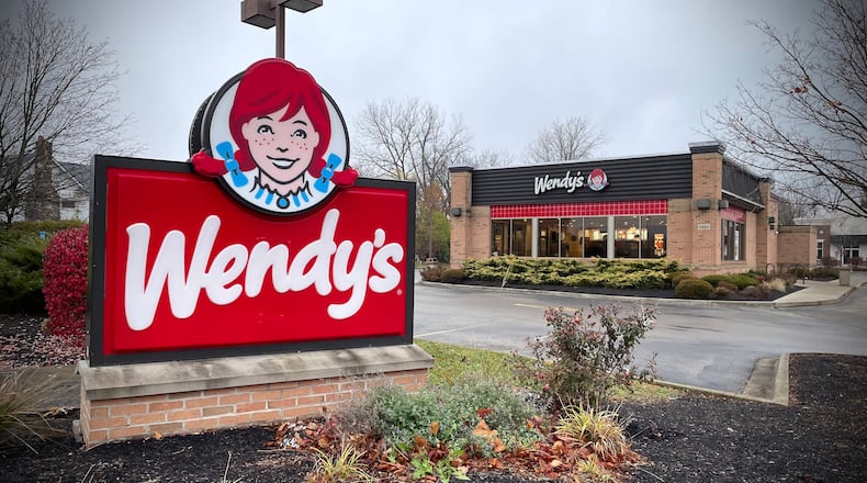 Some Wendy’s restaurants, including 3220 Dayton Xenia Road in Beavercreek, are participating in a Community Day on Friday, Nov. 21 where customers can get free food. NATALIE JONES/STAFF