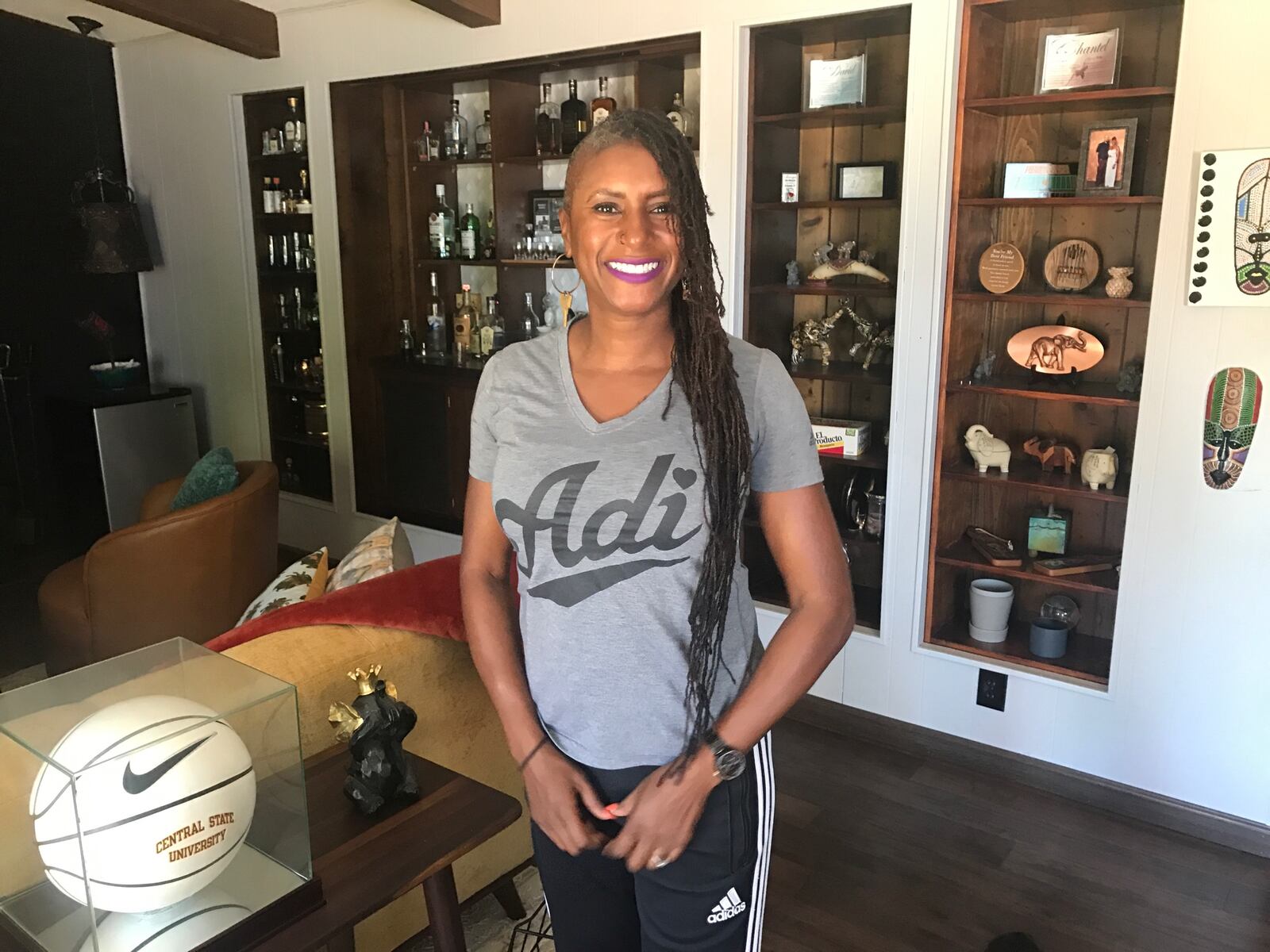 Chantel (White ) Lawrence at her home in Harrison Township. A mother of five, she is now an author, public speaker and mentors mothers through their pregnancy and after giving birth. She and her husband David, her high school sweetheart, have been married 25 years.  Tom Archdeacon/CONTRIBUTED